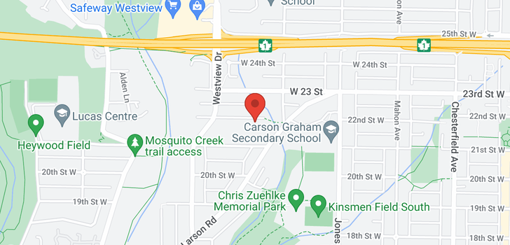 map of 535 W 22ND STREET